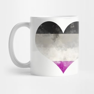 Ace Pride Heart - Watercolor Mug